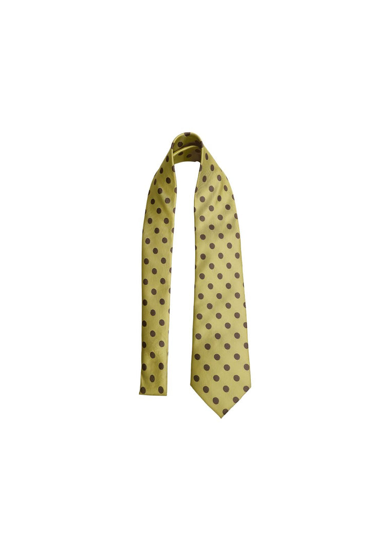 Black Colour - Bclulu Tie 208437 - Lime Dot
