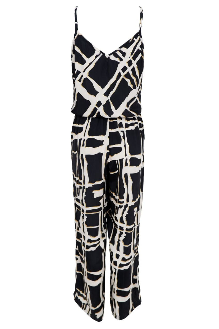 Black Colour - Bcluna Ella Jumpsuit 39176 - Black Art