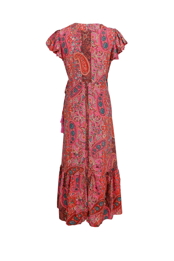 Voorbestelling - Black Colour - Bcluna Flared Wrap Dress 39151 - Scarlett Berry