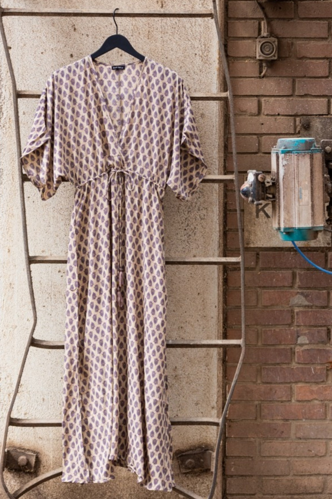 Black Colour - BcLuna Long V-Neck Dress - Savannah Rose Kjoler 