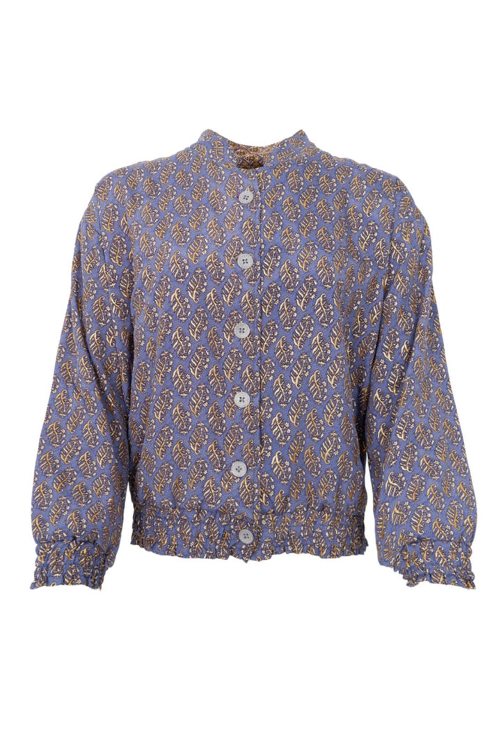 Black Colour - Bcluna Reversible Bomber Jacket 39235 - Blue Mist