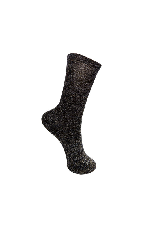 Black Colour - Bclurex Sock 4101 - Black Crystal