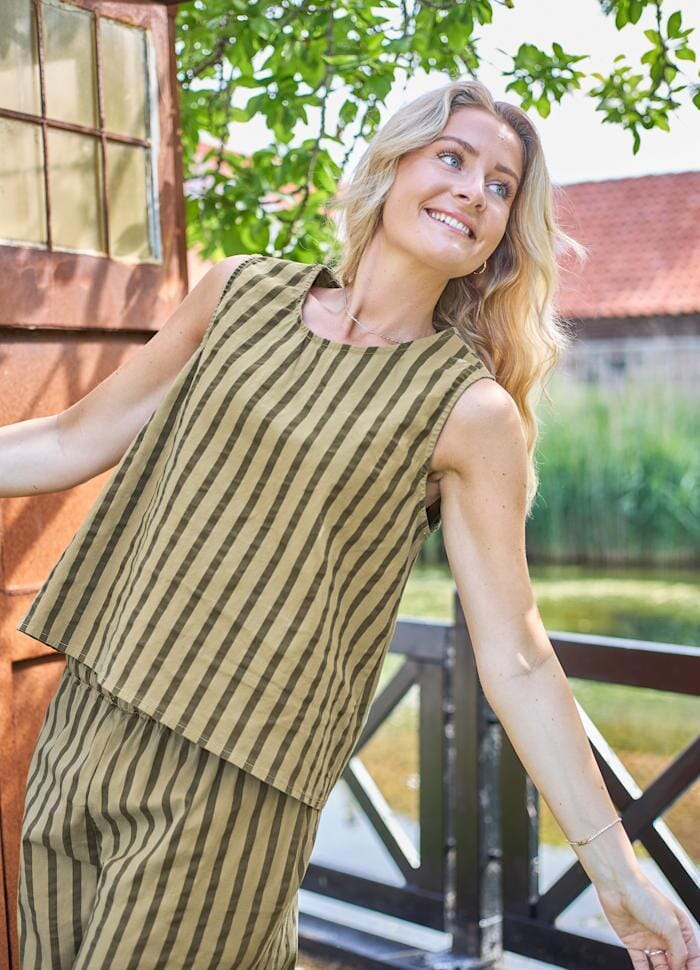 Black Colour - Bcmallu Top 41233 - Shirts - Lt. Army Toppe 