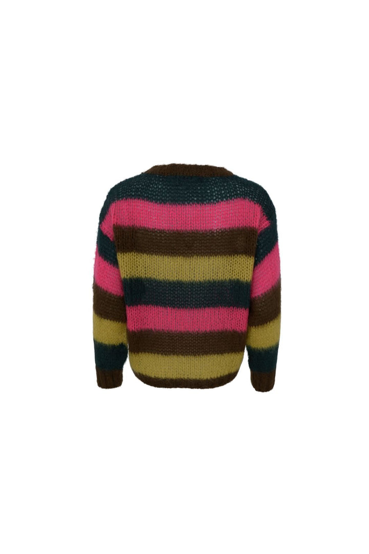 Black Colour - Bcmarty Striped Jumper 1267 - Multi