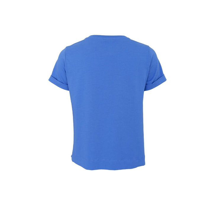Black Colour - Bcmay Ss Tee 40605 - Shirts - Ultra Blue Toppe 