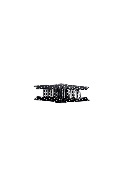 Black Colour - Bcmaze Hair Claw 6077 - Black Dot