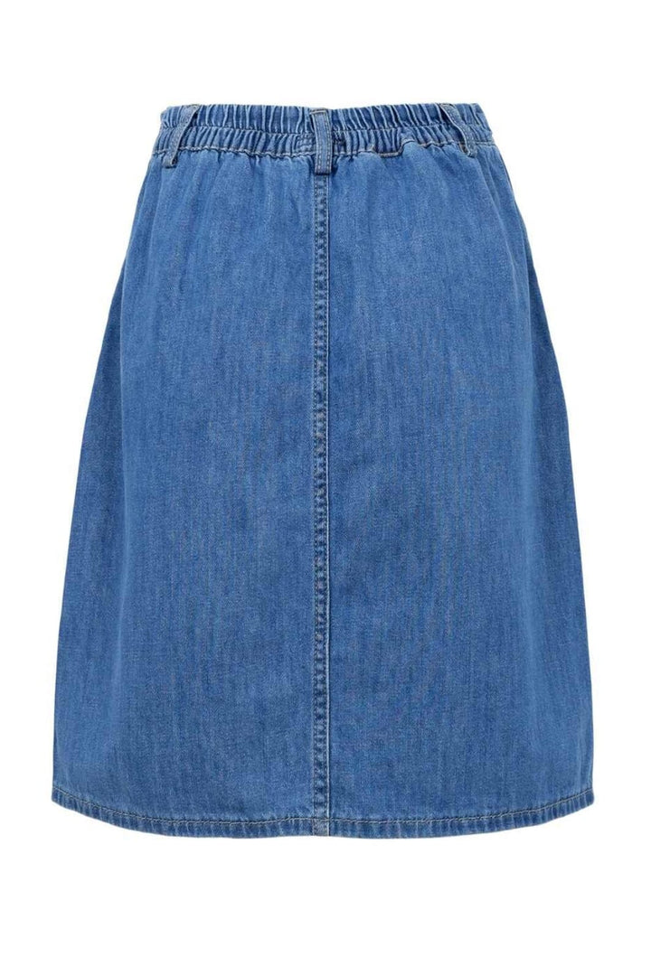 Black Colour - Bcnettie Denim Skirt 40892 - Mid Blue Wash