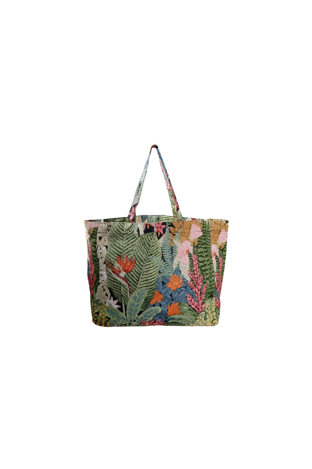 Black Colour - Bcnyla Shopper Bag 9340 - Flower Forest