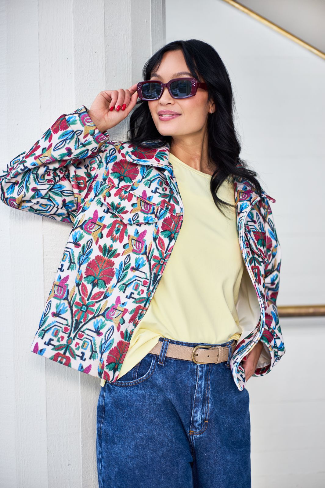 Black Colour - Bcpanama Jacket 41084 - Botanic Red
