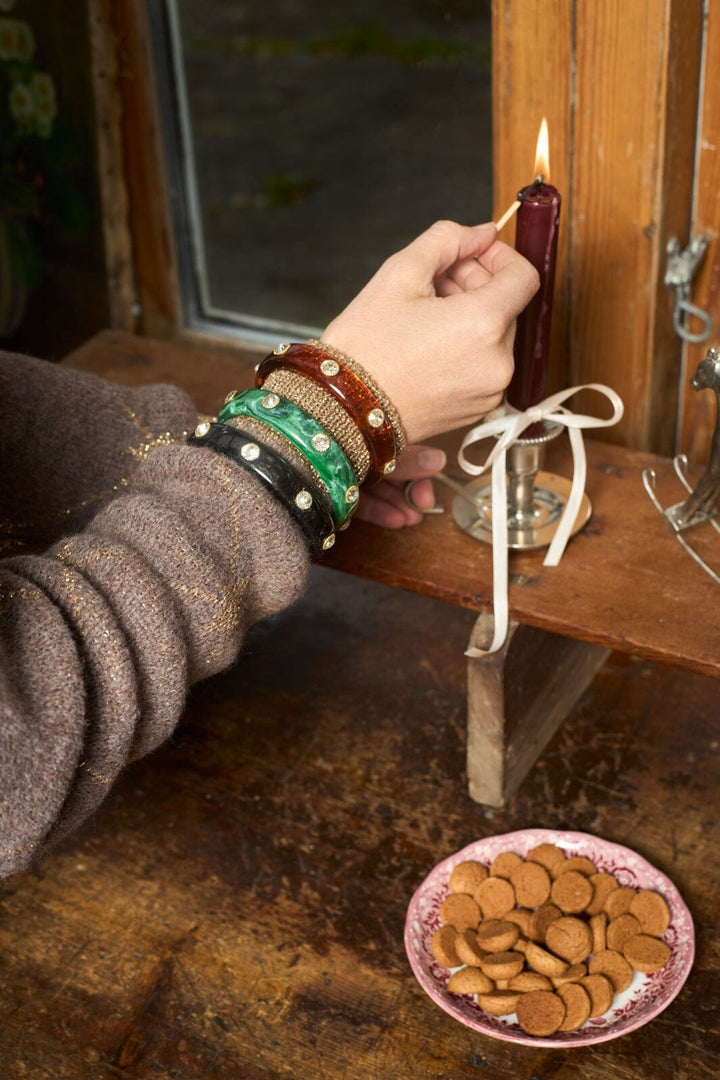 Black Colour - Bcpenn Bangle 4501 - Bottle Green