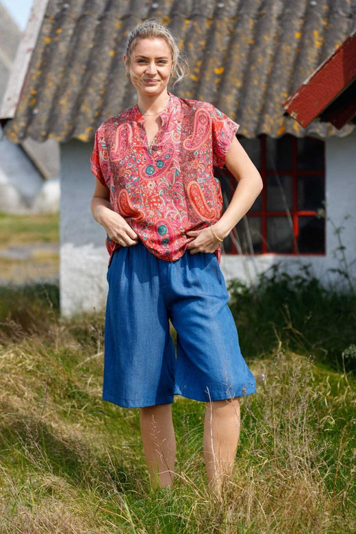 Black Colour - Bcpueblo Tencel Shorts 40906 - Jeans Blue