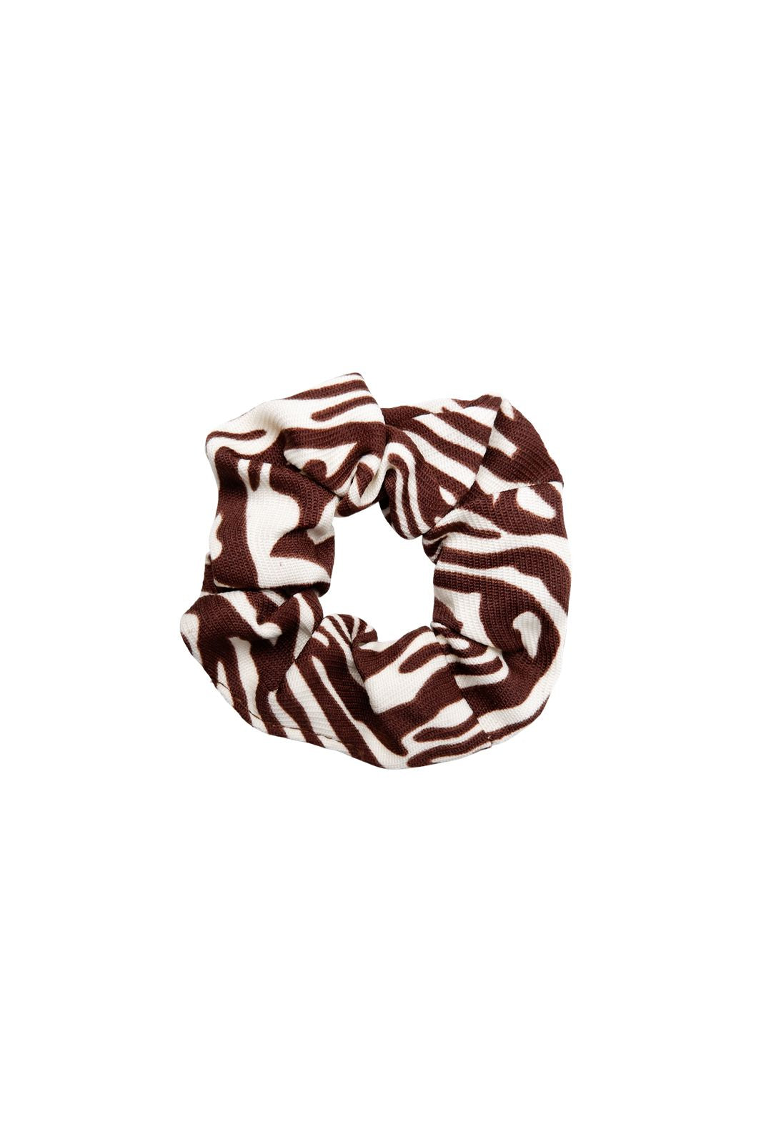 Black Colour - Bcrhy Scrunchie 6864 - Zebra