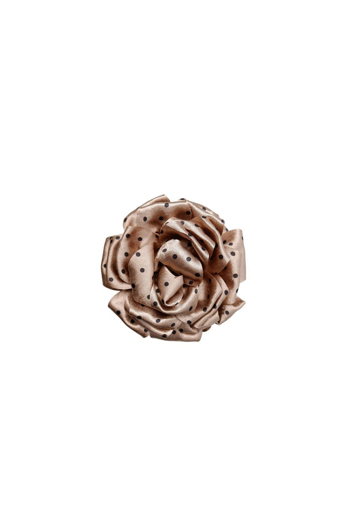 Black Colour - Bcrita Big Flower Hair Claw 6091 - Golden