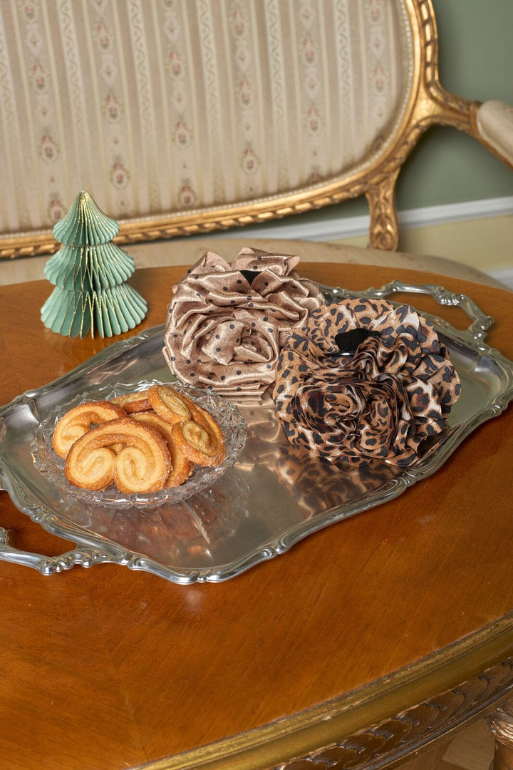 Black Colour - Bcrita Big Flower Hair Claw 6091 - Golden