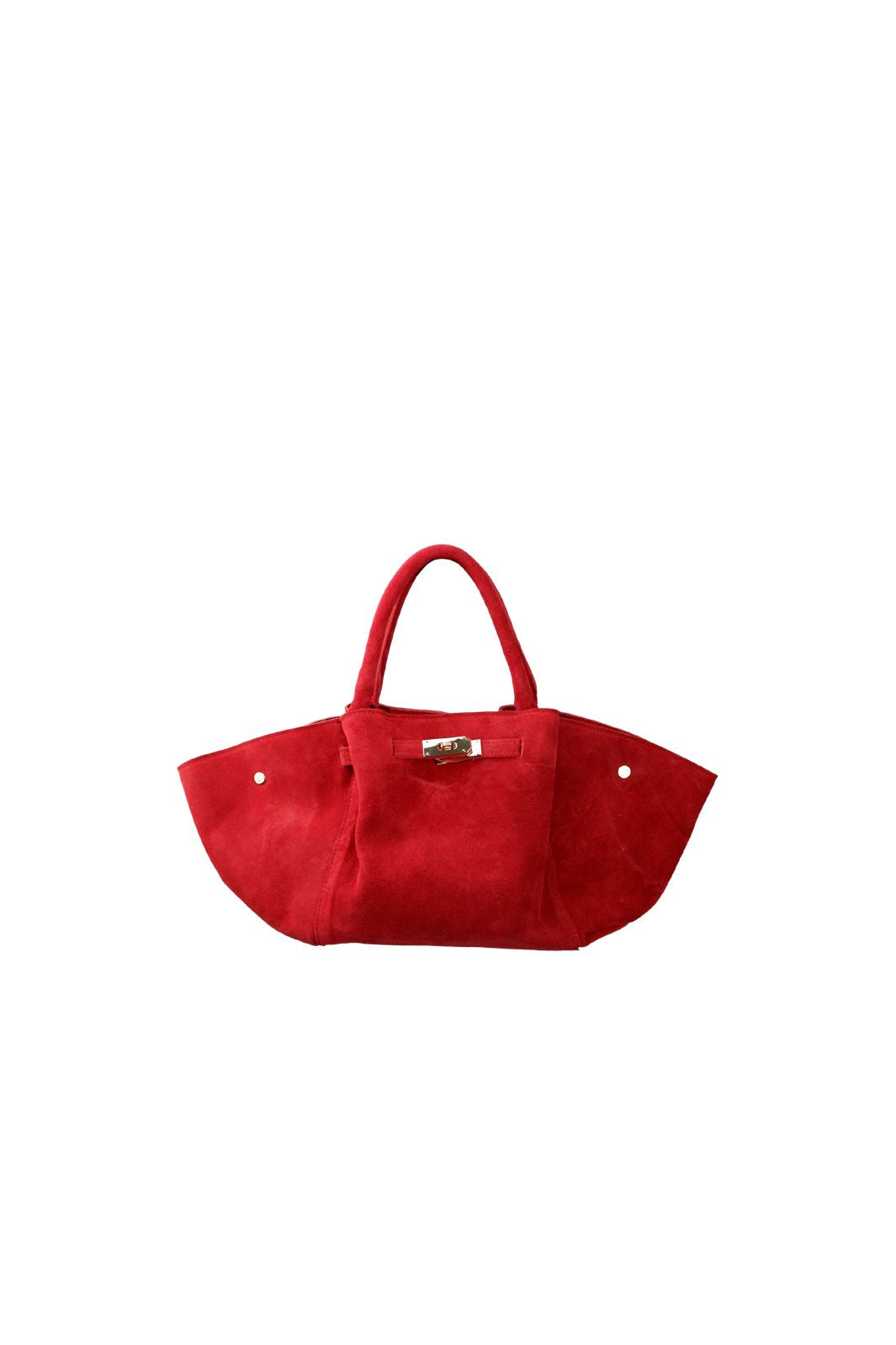 Black Colour - Bcsienna Suede Totebag 9373 - Red