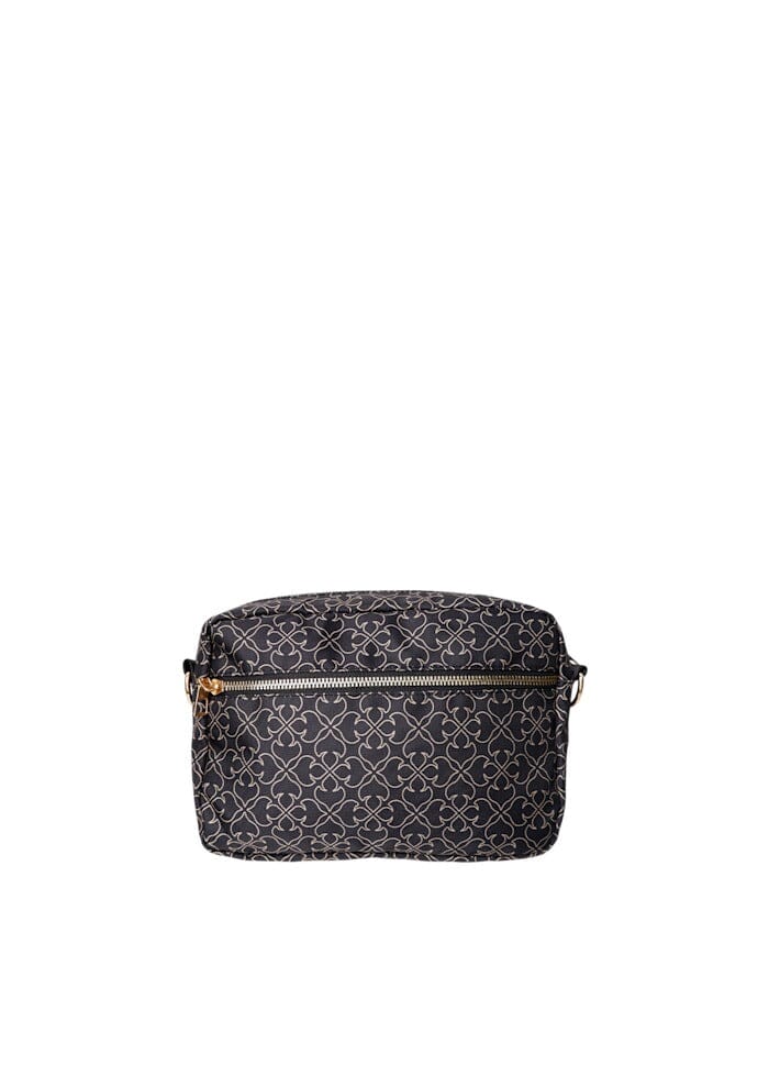 Black Colour - Bcvanda Printed Crossover Bag 9365 - Black Deco Tasker 