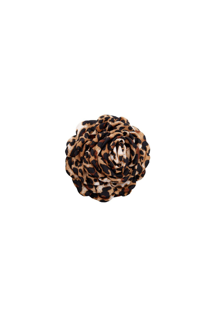 Black Colour - Bcvilla Mega Flower Hair Claw 6028 - Dk. Leo