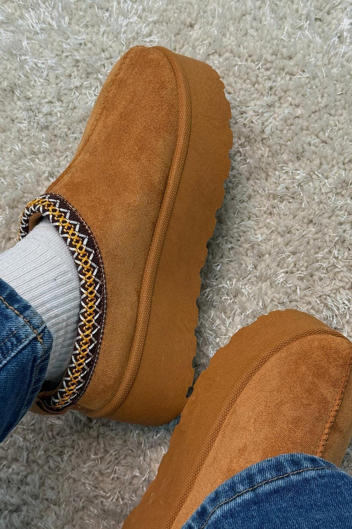 Bloom - Acacia Slipper - Camel Hjemmesko & sutsko 