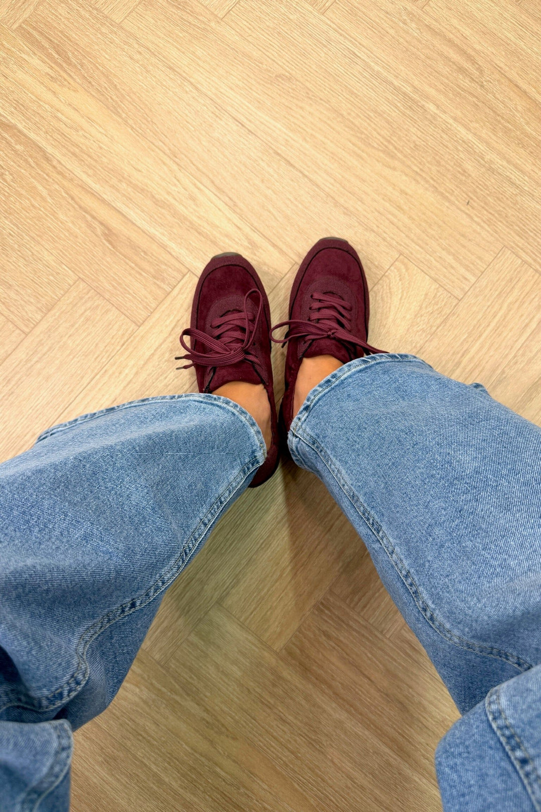 Bloom - Bellis Sneakers - Burgundy Sneakers 
