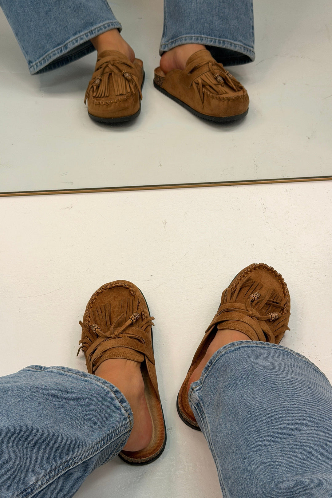Bloom - Bluebell Loafers - Camel Loafers 