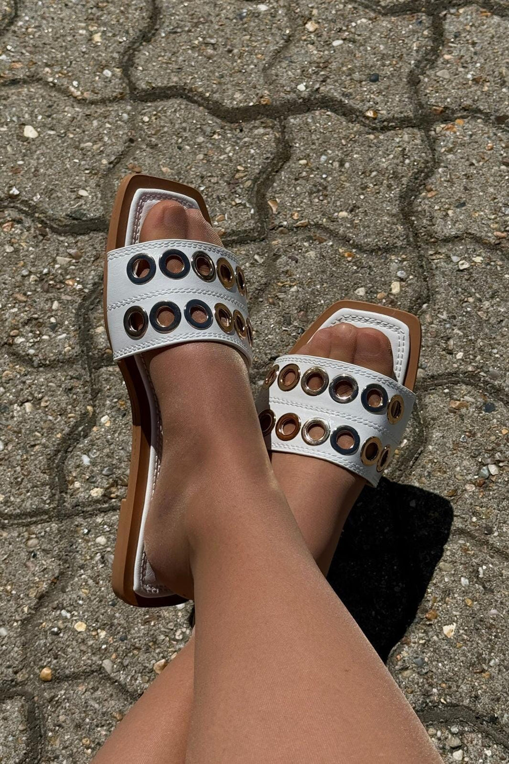 Bloom - Celeste Sandal - White Sandaler 