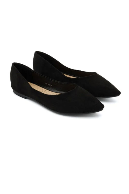 Bloom - Cornflower Ballet Flats - Black Ballerinaer 