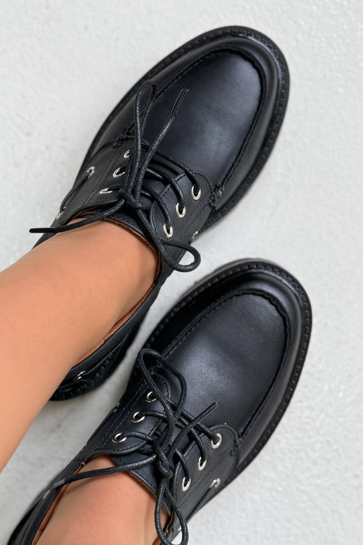 Bloom - Dahliana Loafers - Black Loafers 