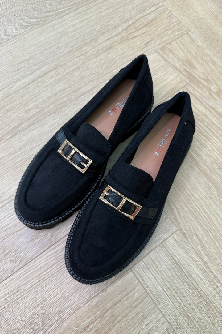 Bloom - Josette Loafers - Black Loafers 