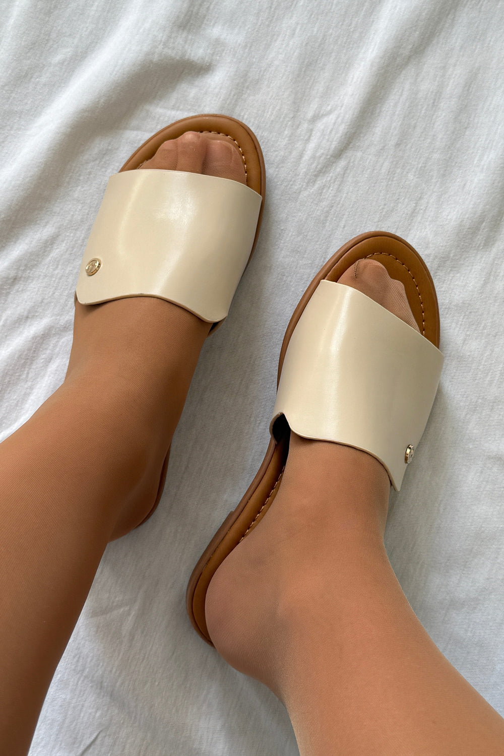Bloom - Loreen Sandal - Beige Sandaler 