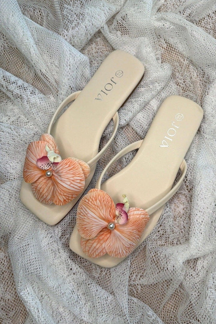 Bloom - Morning Glory Sandals - Beige Sandaler 