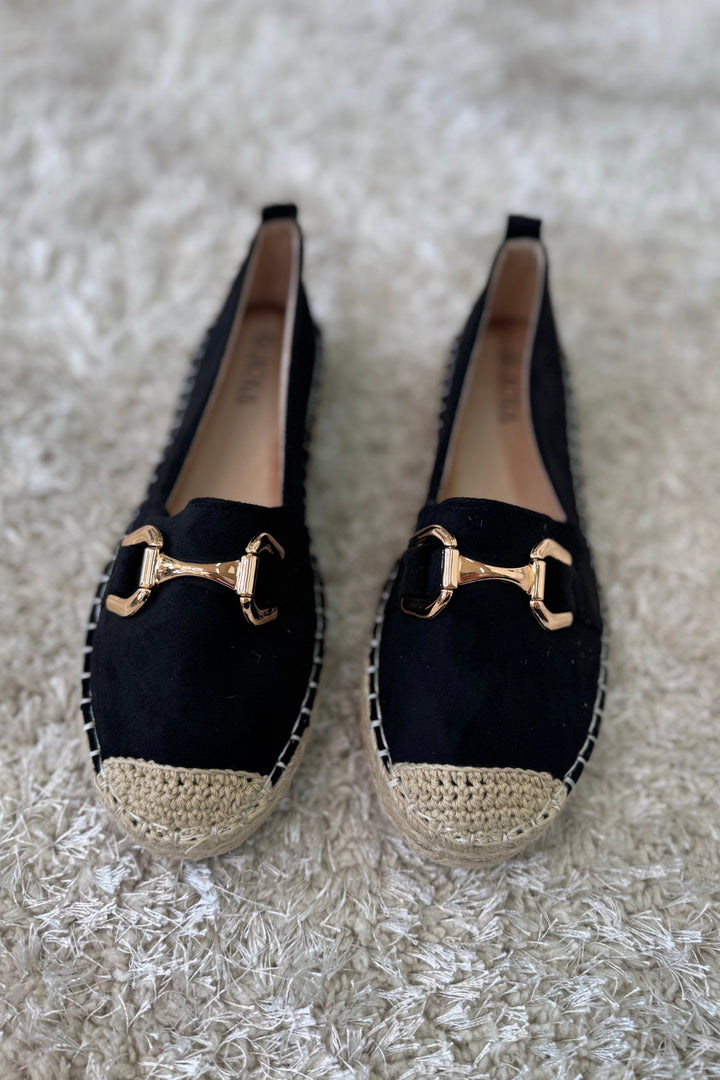 Bloom - Sakura Espadrilles - Black Sandaler 