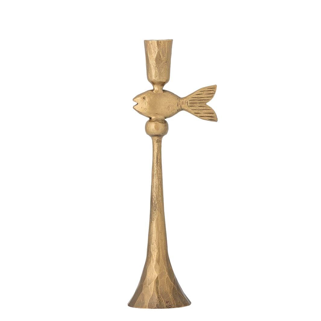 Bloomingville - Capet Lysestage, Brass, Metal 82066571 - Brass