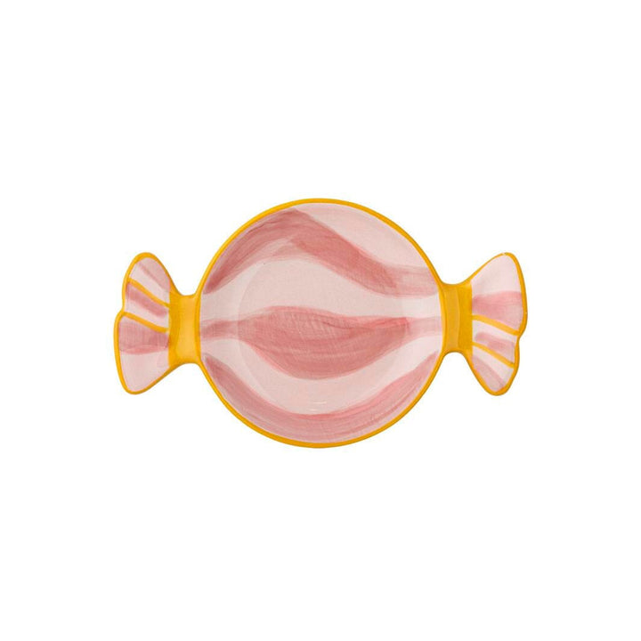Bloomingville - Caramella Serveringsfad, Rosa, Stentøj 82062872 - Rose