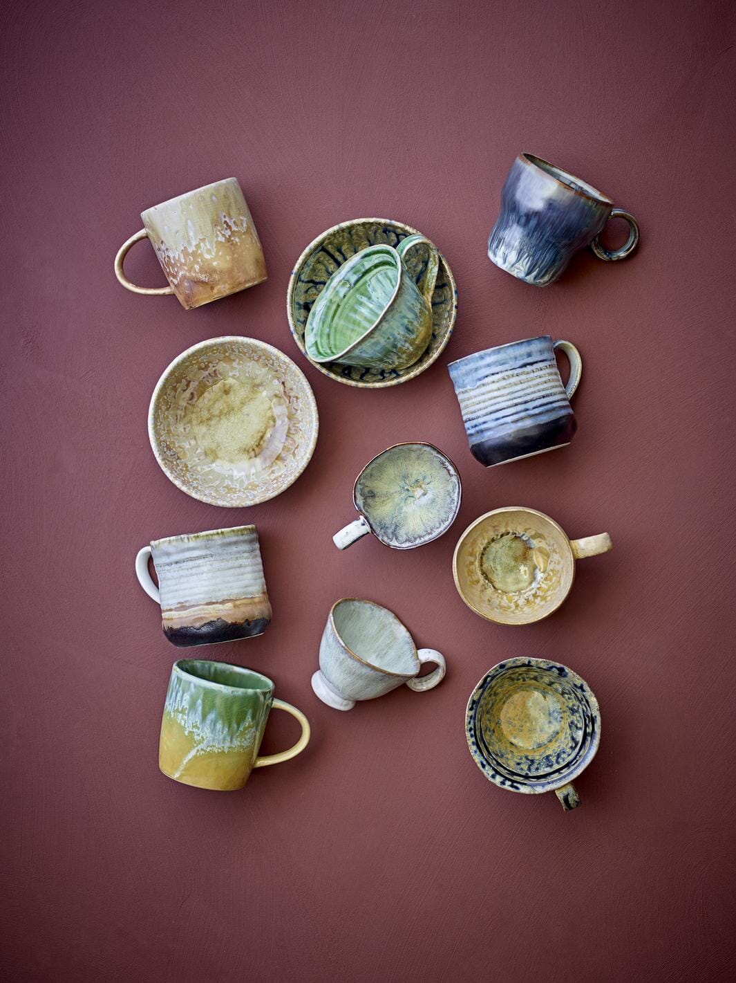 Bloomingville - Imogen Kop, Multifarvet, Stentøj 82061486 - Multi