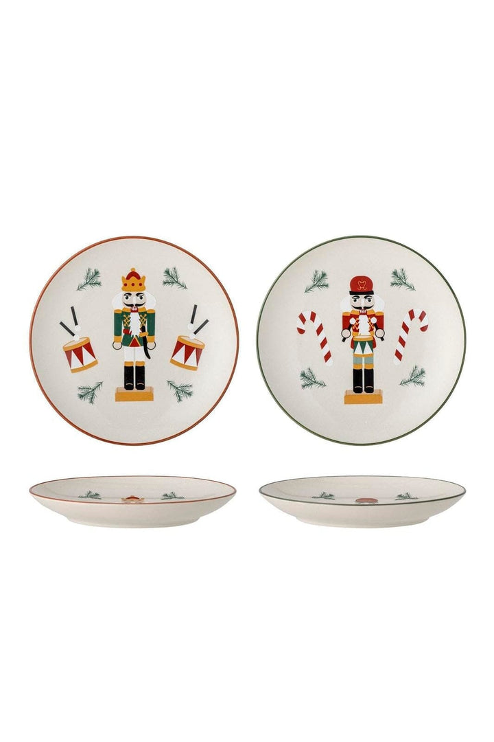 Bloomingville - Jolly Tallerken, Rød, Stentøj 82058611 - Red Køkkentilbehør 