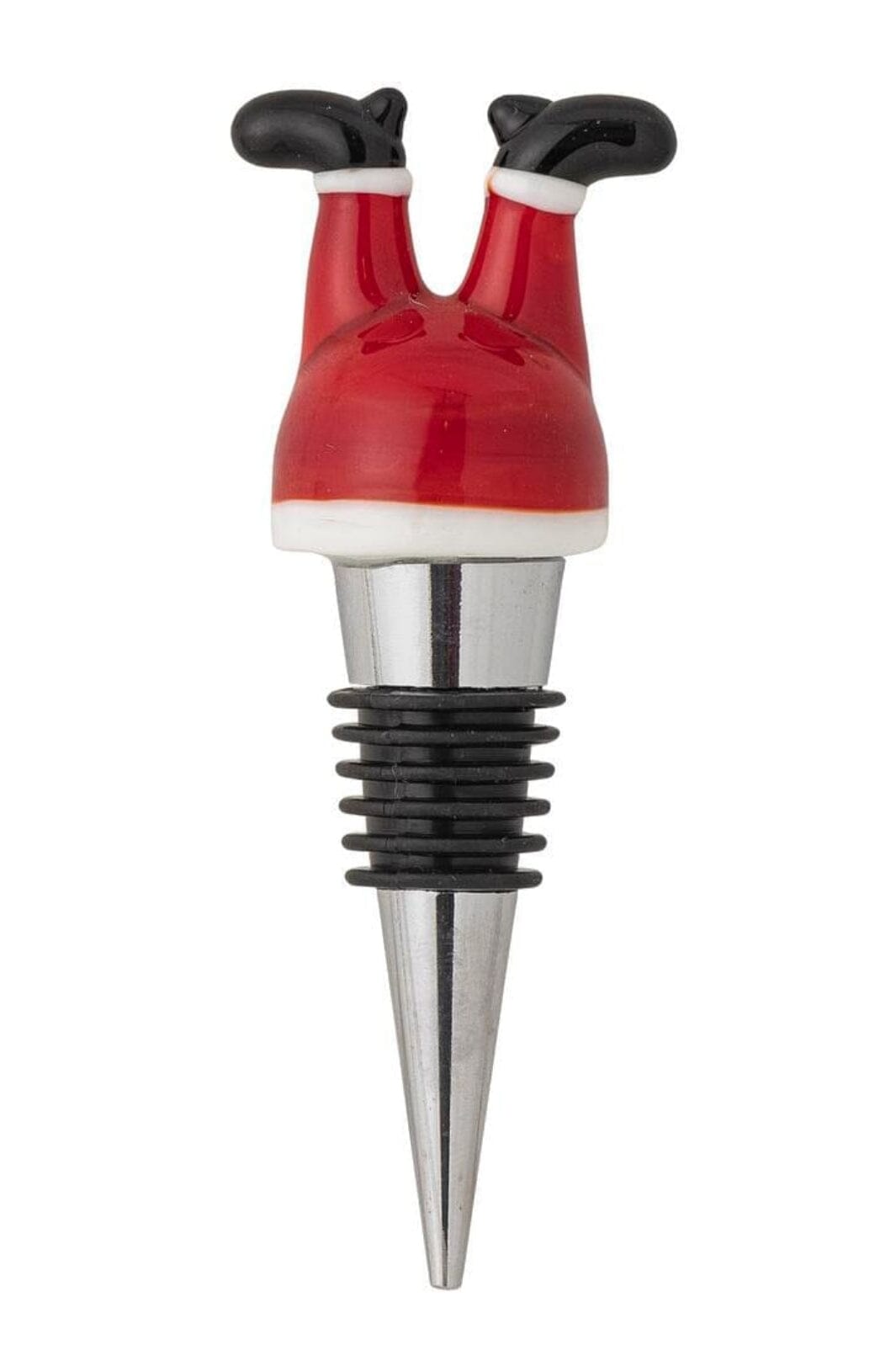Bloomingville - Lynn Vinprop, Rød, Glas 82061128 - Red Køkkentilbehør 
