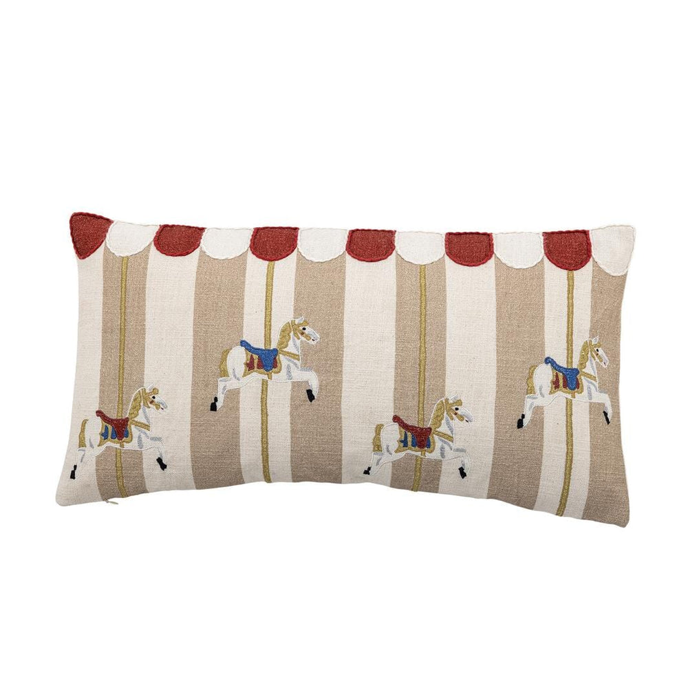 Bloomingville - Merry-go-round Pude, Natur, Bomuld 82062857 - Nature