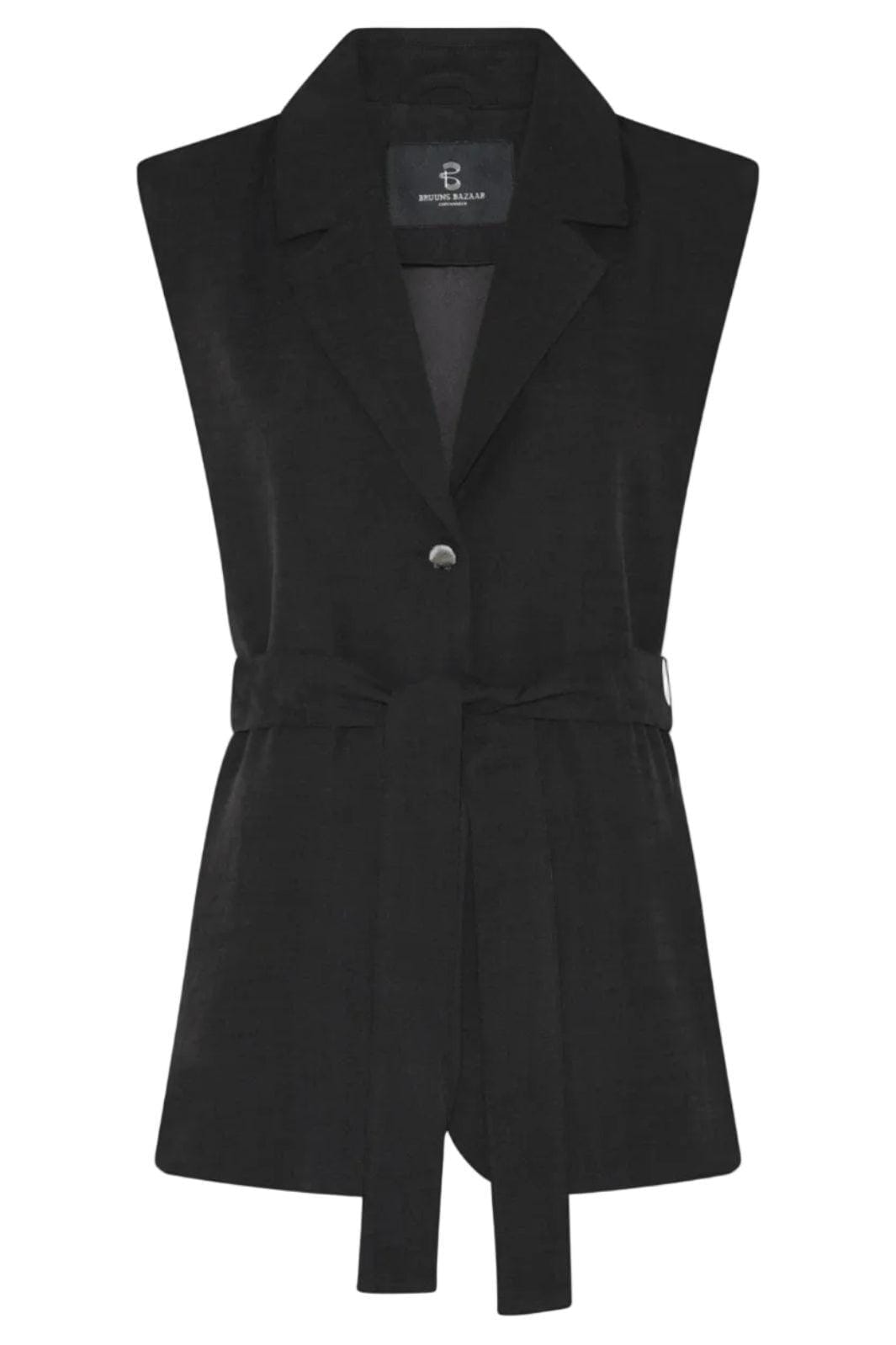 Bruuns Bazaar - Aphandrabbewe Vest BBW4979 - Black