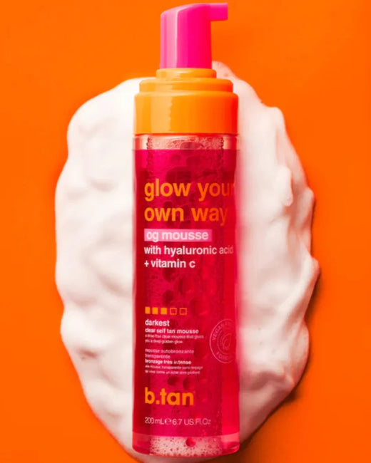B.tan - Glow Your Own Way - Mousse Selvbruner 