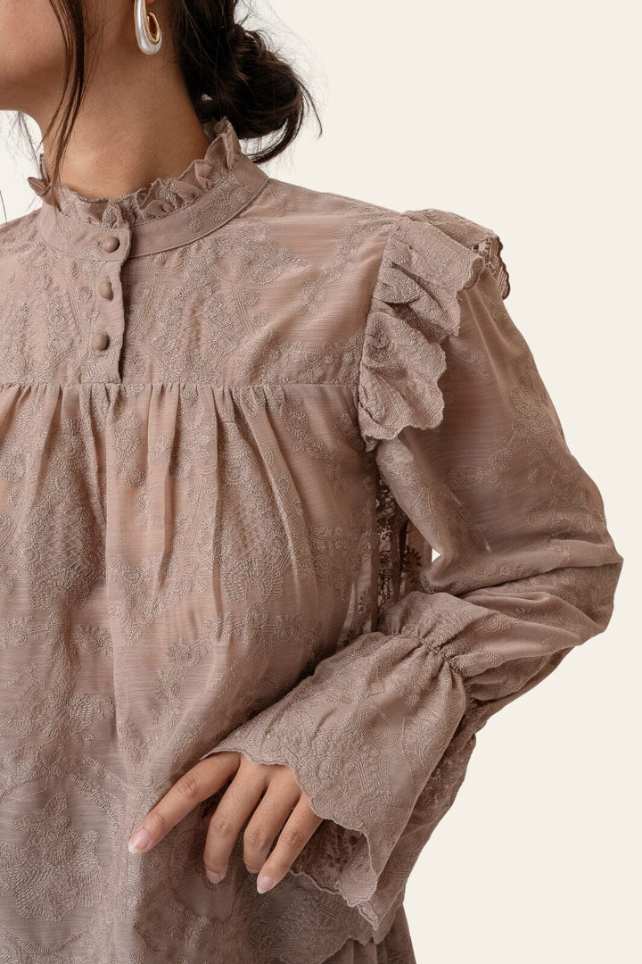 BYIC - Ellinoraic Shirt 2623 - Vintage Light Brown