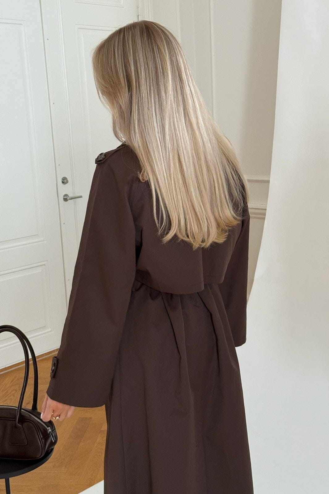BYIC - Evieic Trenchcoat A25403 - Chocolate Brown