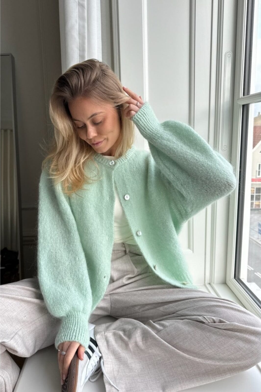 BYIC - Idaic Cardigan - mint Mint Cardigans 