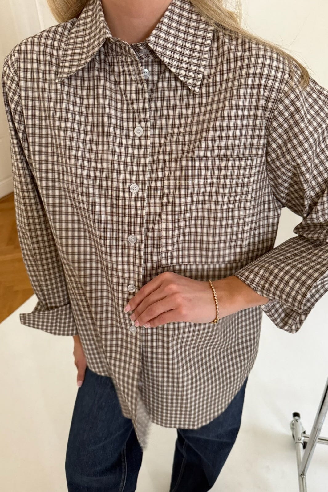 BYIC - Isabellaic Shirt A2537 - Brown Checks