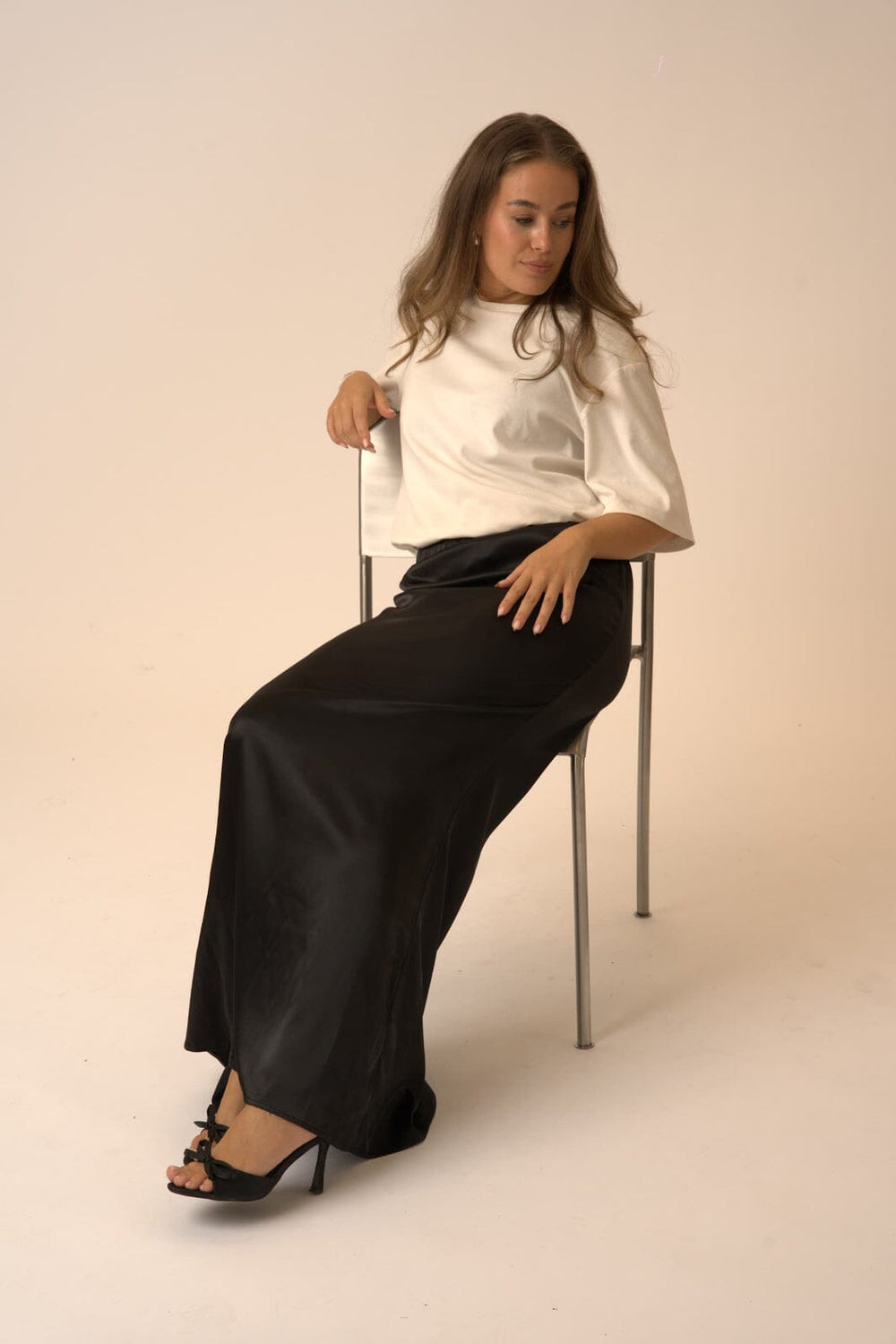 BYIC - Merleic Maxi Skirt A2569 - Black Nederdele 