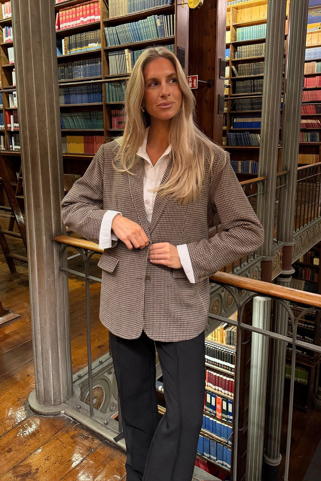 BYIC - Signatureic Blazer A23986 - Brown Checks Blazere 