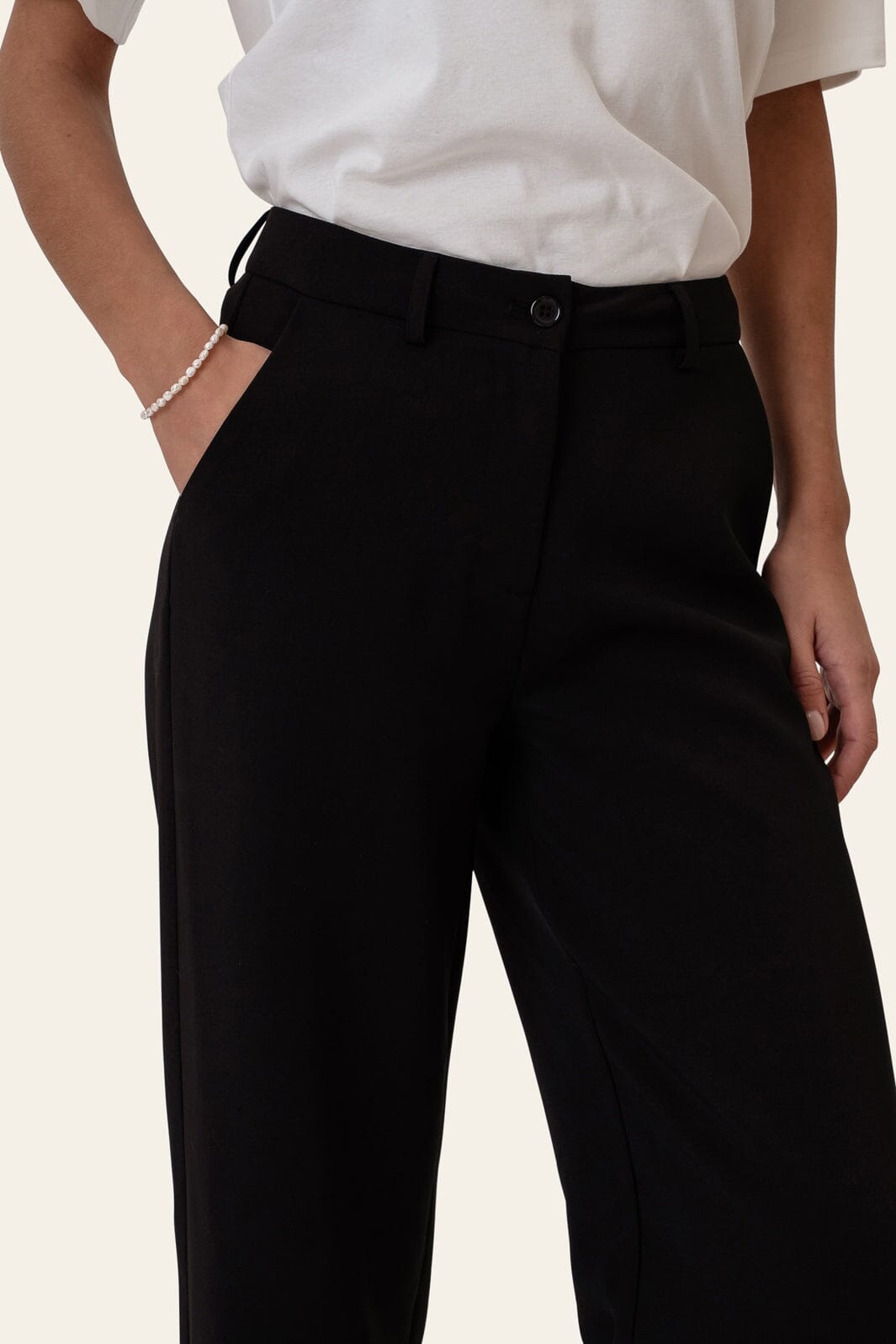 BYIC - Signatureic Wide Pants A2586 - Black