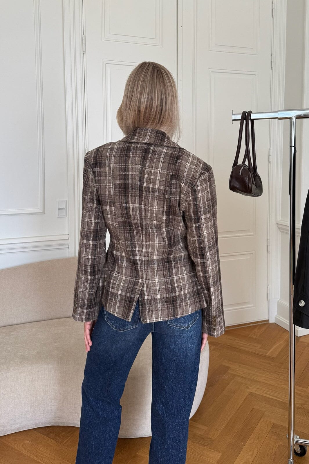 BYIC - Stineic Blazer A23859 - Brown Heritage Checks