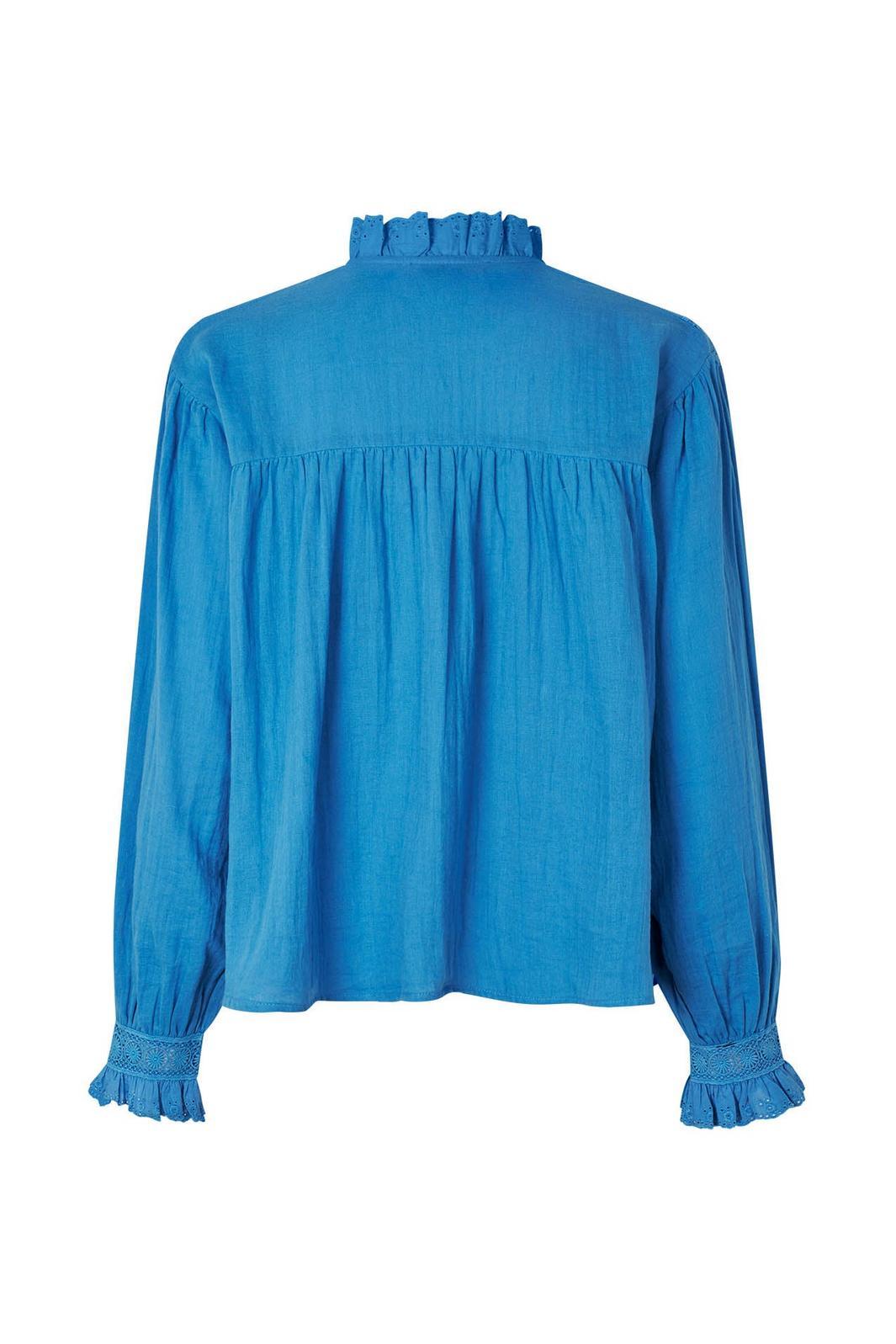 Voorbestelling - Lollys Laundry - Gemmall Shirt Ls25487-1069 - 97 Neon Blue