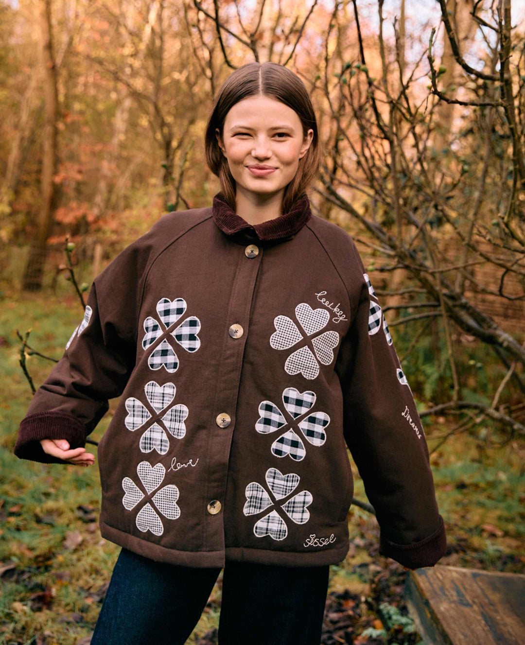 Sissel Edelbo - Lillibeth Jacket Se 2024 - Checked Brown