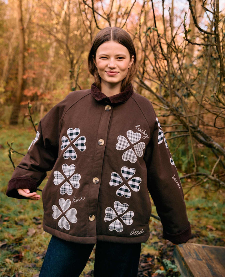 Sissel Edelbo - Lillibeth Jacket Se 2024 - Checked Brown